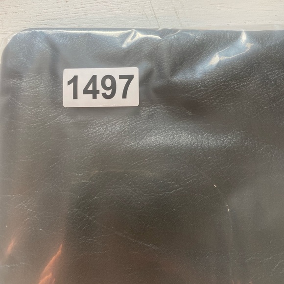 Samantha Scott Black Leather Wristlet Clutch Bag - Picture 10 of 10